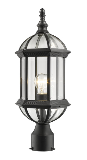 Z-Lite - 563PHM-BK - One Light Outdoor Post Mount Fixture - Annex - Black