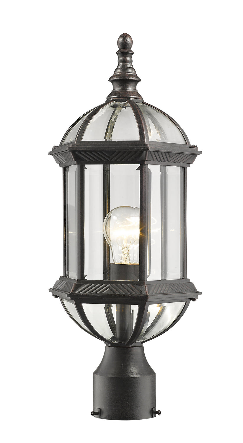 Z-Lite - 563PHM-RT - One Light Outdoor Post Mount Fixture - Annex - Rust