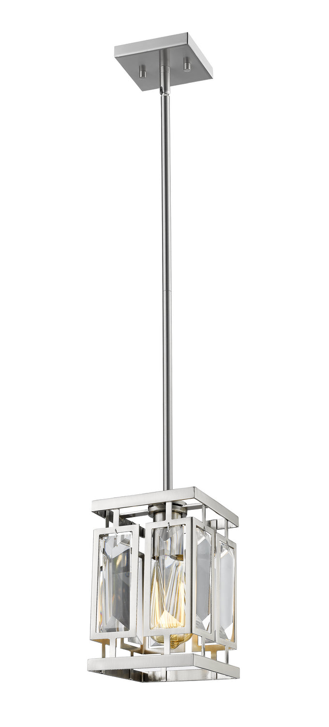 Z-Lite - 6006MP-BN - One Light Pendant - Mersesse - Brushed Nickel