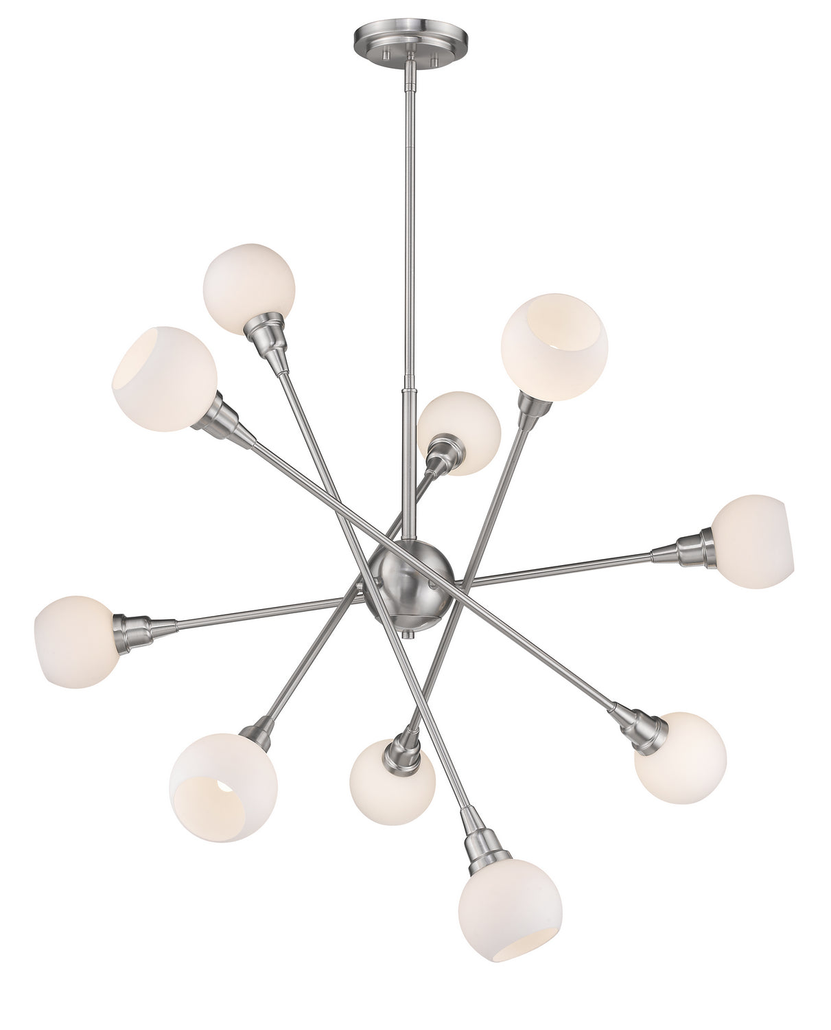 Z-Lite - 616-10C-BN - Ten Light Chandelier - Tian - Brushed Nickel