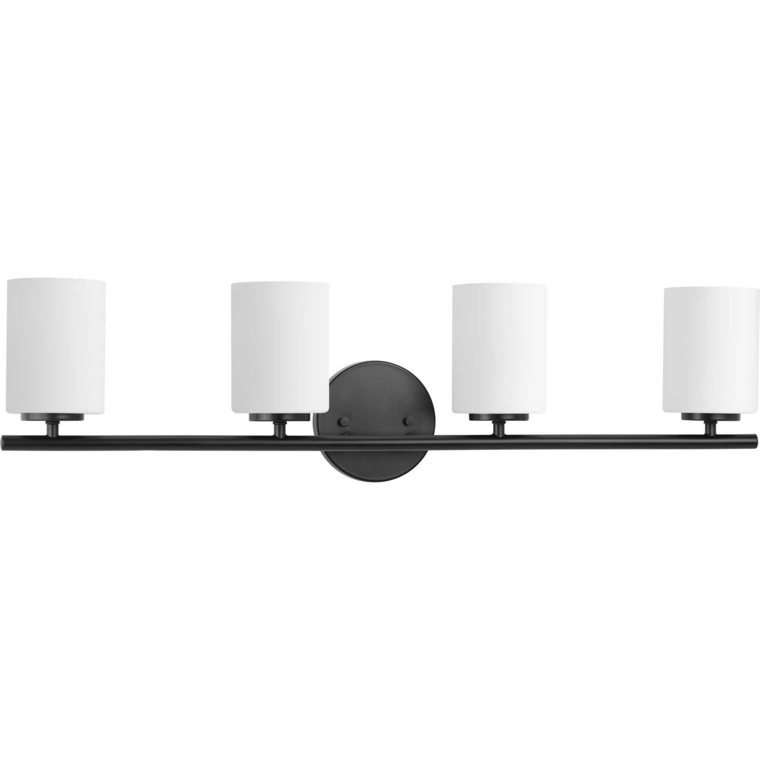 Progress Lighting - P2160-31 - Four Light Bath Bracket - Replay - Black