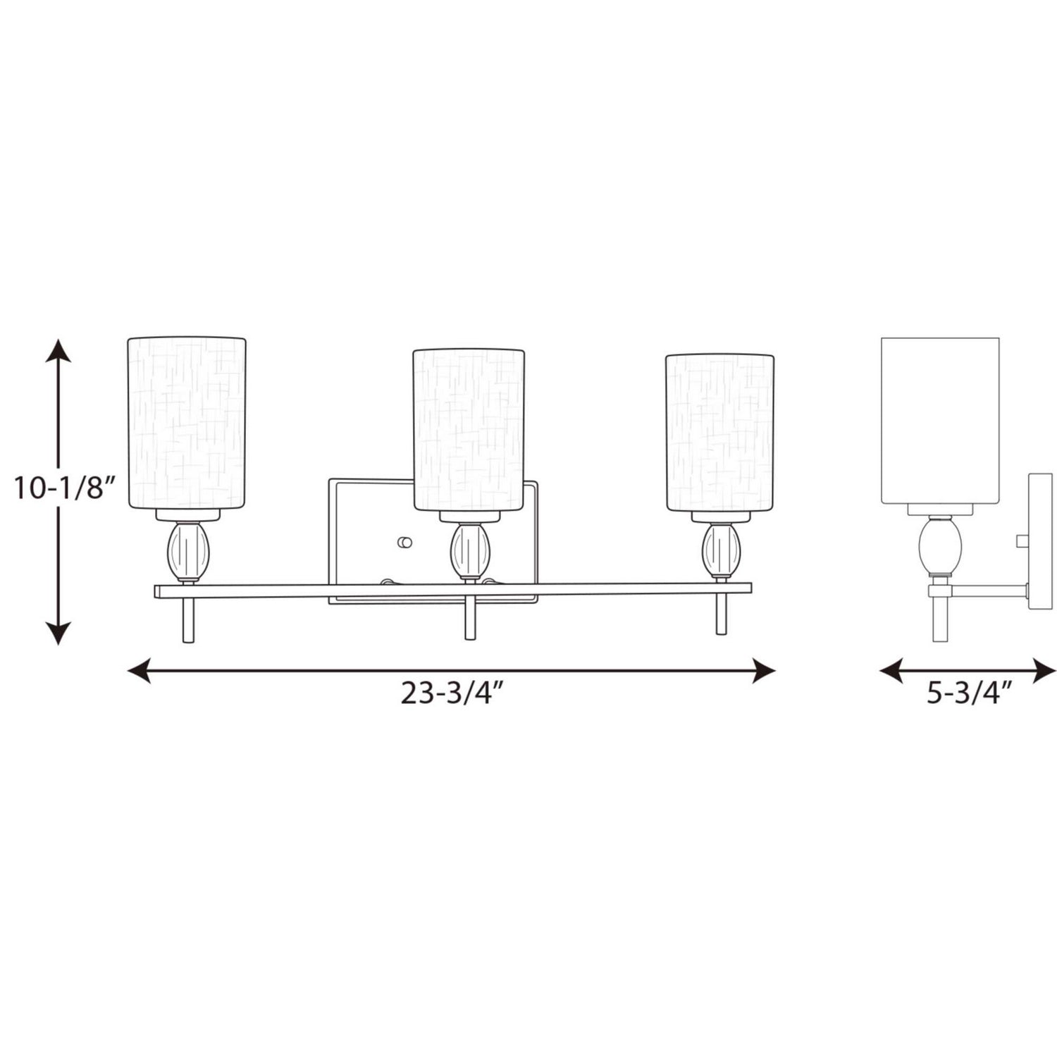 Progress Lighting - P2776-15 - Three Light Bath - Status - Polished Chrome