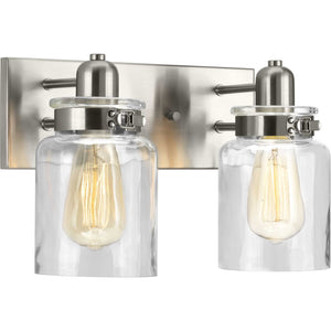 Progress Lighting - P300046-009 - Two Light Bath - Calhoun - Brushed Nickel