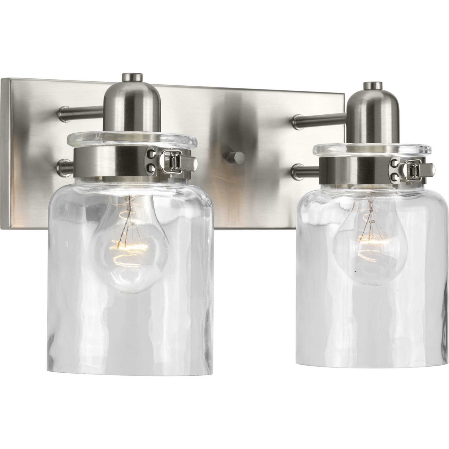 Progress Lighting - P300046-009 - Two Light Bath - Calhoun - Brushed Nickel