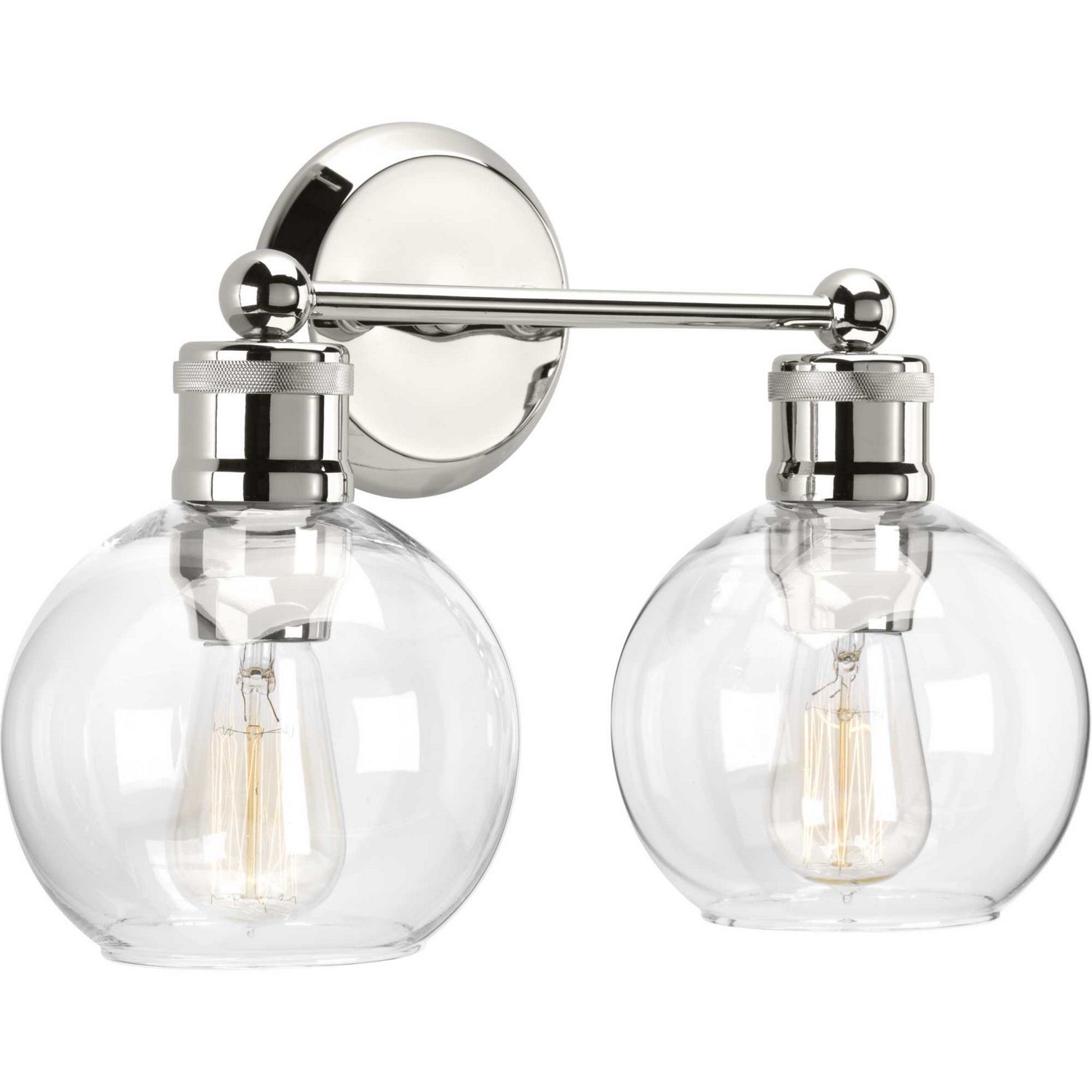 Progress Lighting - P300050-104 - Two Light Bath - Hansford - Polished Nickel