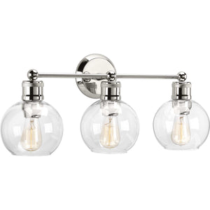 Progress Lighting - P300051-104 - Three Light Bath - Hansford - Polished Nickel