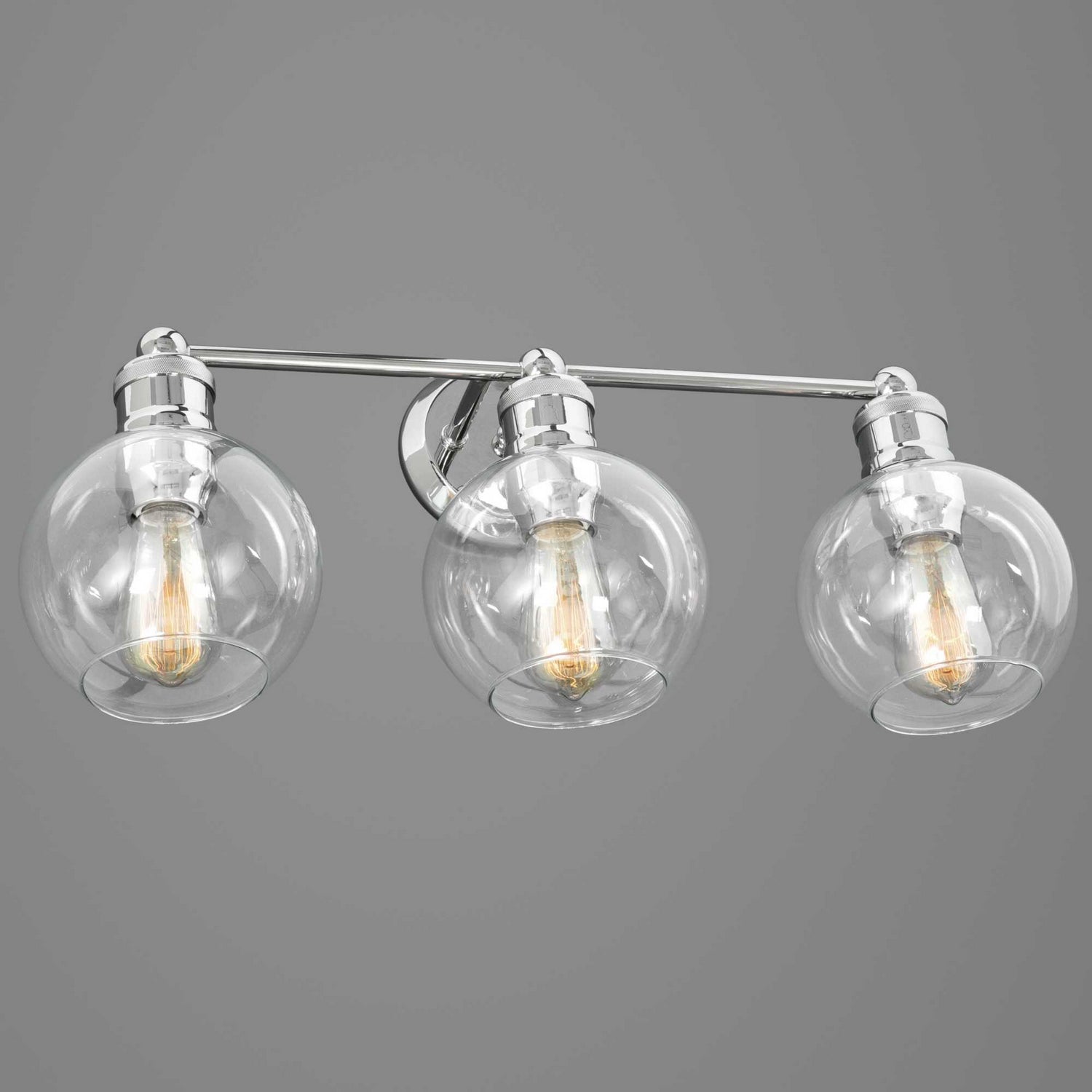 Progress Lighting - P300051-104 - Three Light Bath - Hansford - Polished Nickel