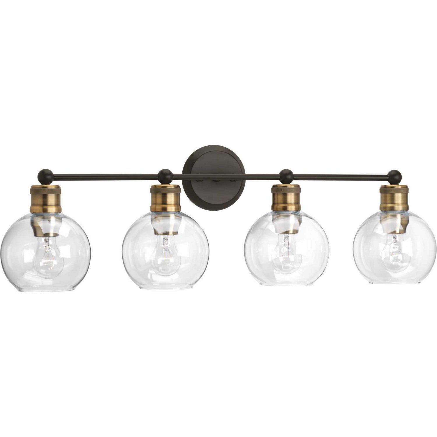 Progress Lighting - P300052-020 - Four Light Bath - Hansford - Antique Bronze