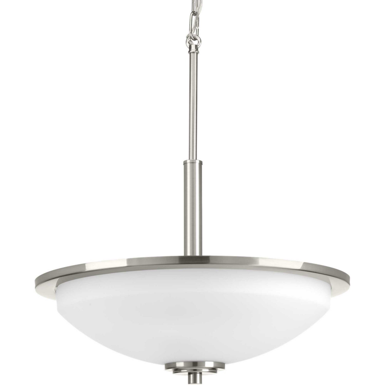 Progress Lighting - P3450-09 - Three Light inverted pendant - Replay - Brushed Nickel