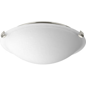 Progress Lighting - P350055-009-30 - LED Flush Mount - Linen Dome Led - Brushed Nickel