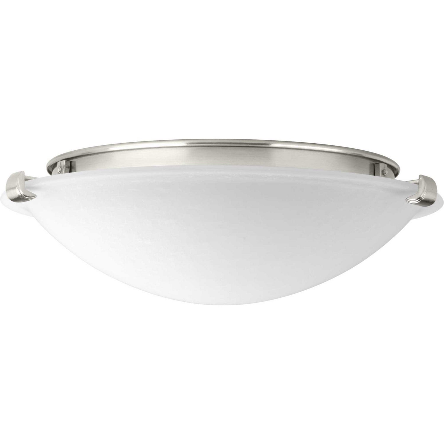 Progress Lighting - P350055-009-30 - LED Flush Mount - Linen Dome Led - Brushed Nickel