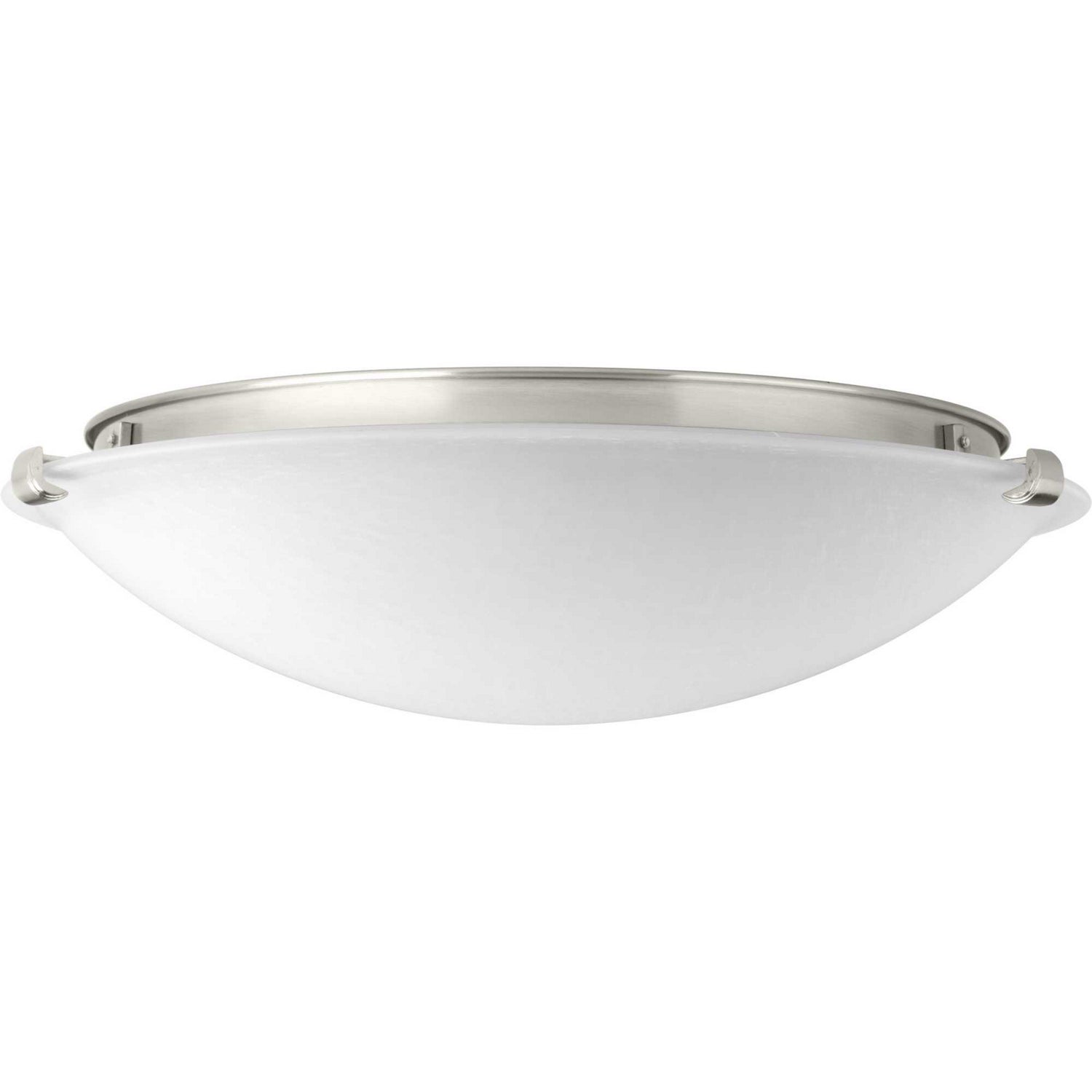 Progress Lighting - P350056-009-30 - LED Flush Mount - Linen Dome Led - Brushed Nickel