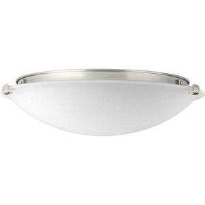 Progress Lighting - P350056-009-30 - LED Flush Mount - Linen Dome Led - Brushed Nickel