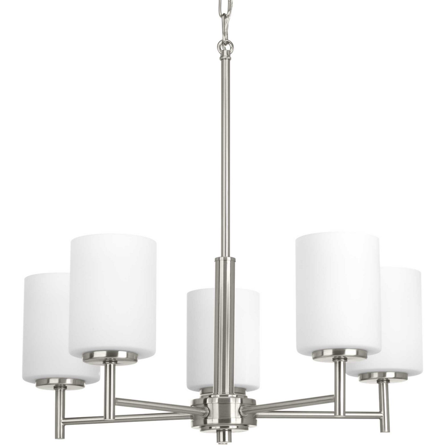 Progress Lighting - P4319-09 - Five Light Chandelier - Replay - Brushed Nickel