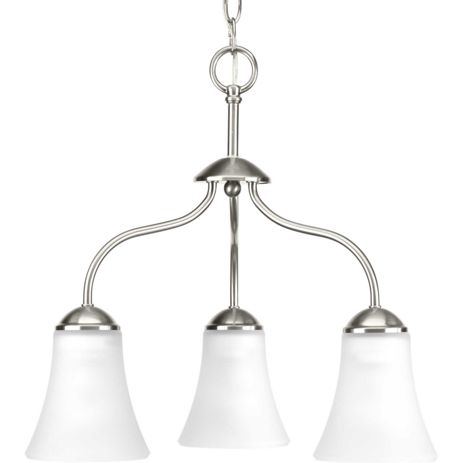 Progress Lighting - P4762-09 - Three Light Chandelier - Classic - Brushed Nickel