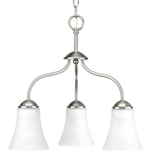 Progress Lighting - P4762-09 - Three Light Chandelier - Classic - Brushed Nickel