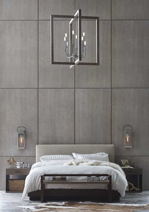 Progress Lighting - P4763-141 - Eight Light Chandelier - Turnbury - Galvanized Finish