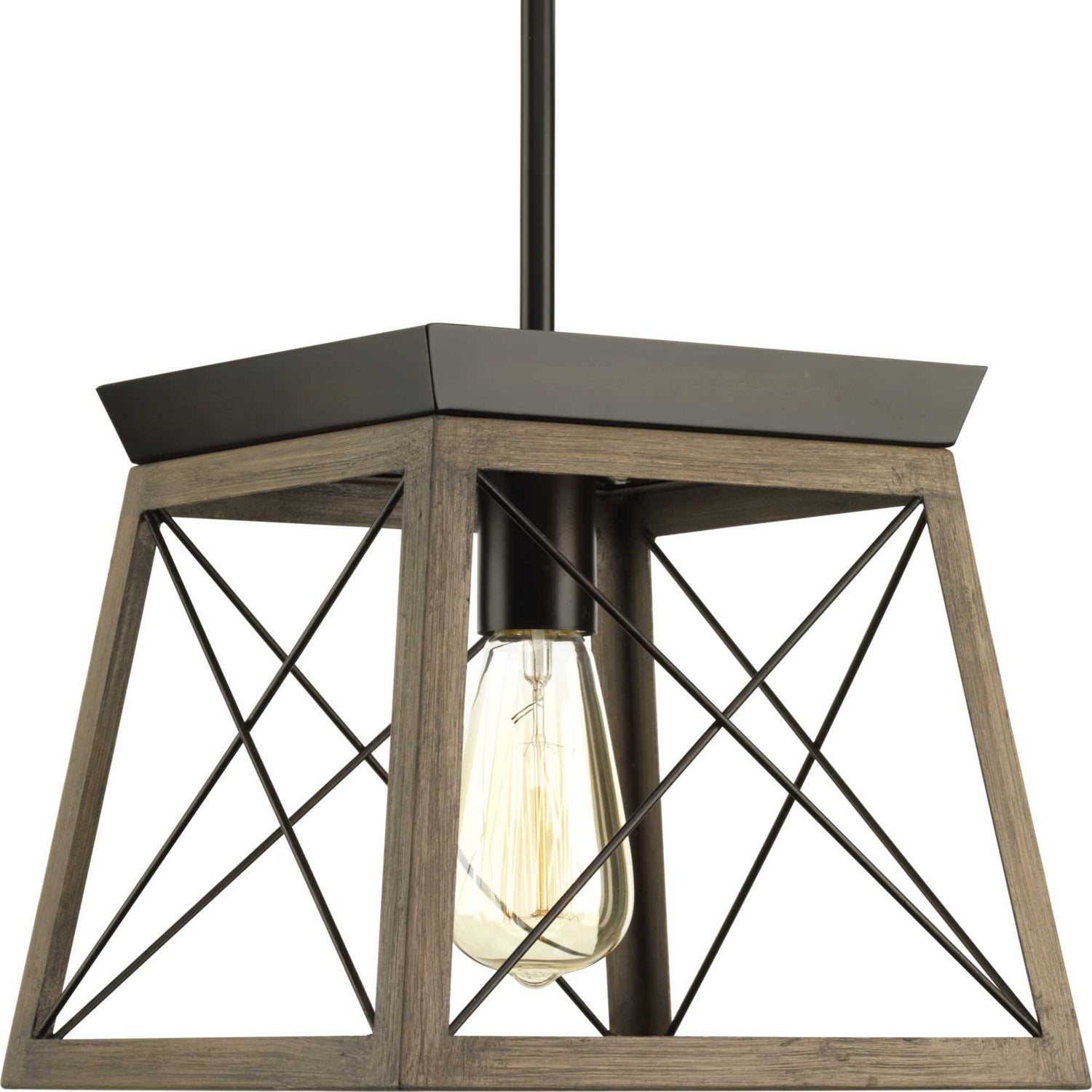 Progress Lighting - P500041-020 - One Light Pendant - Briarwood - Antique Bronze