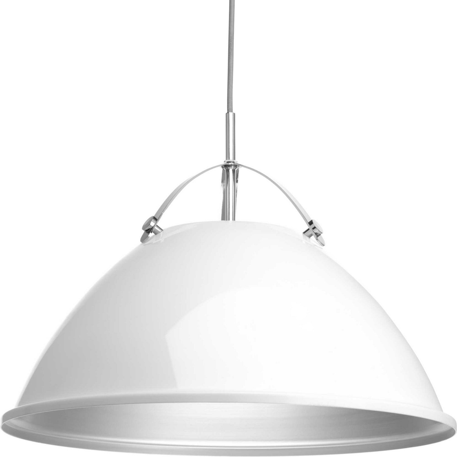 Progress Lighting - P500053-030 - One Light Pendant - Tre - White