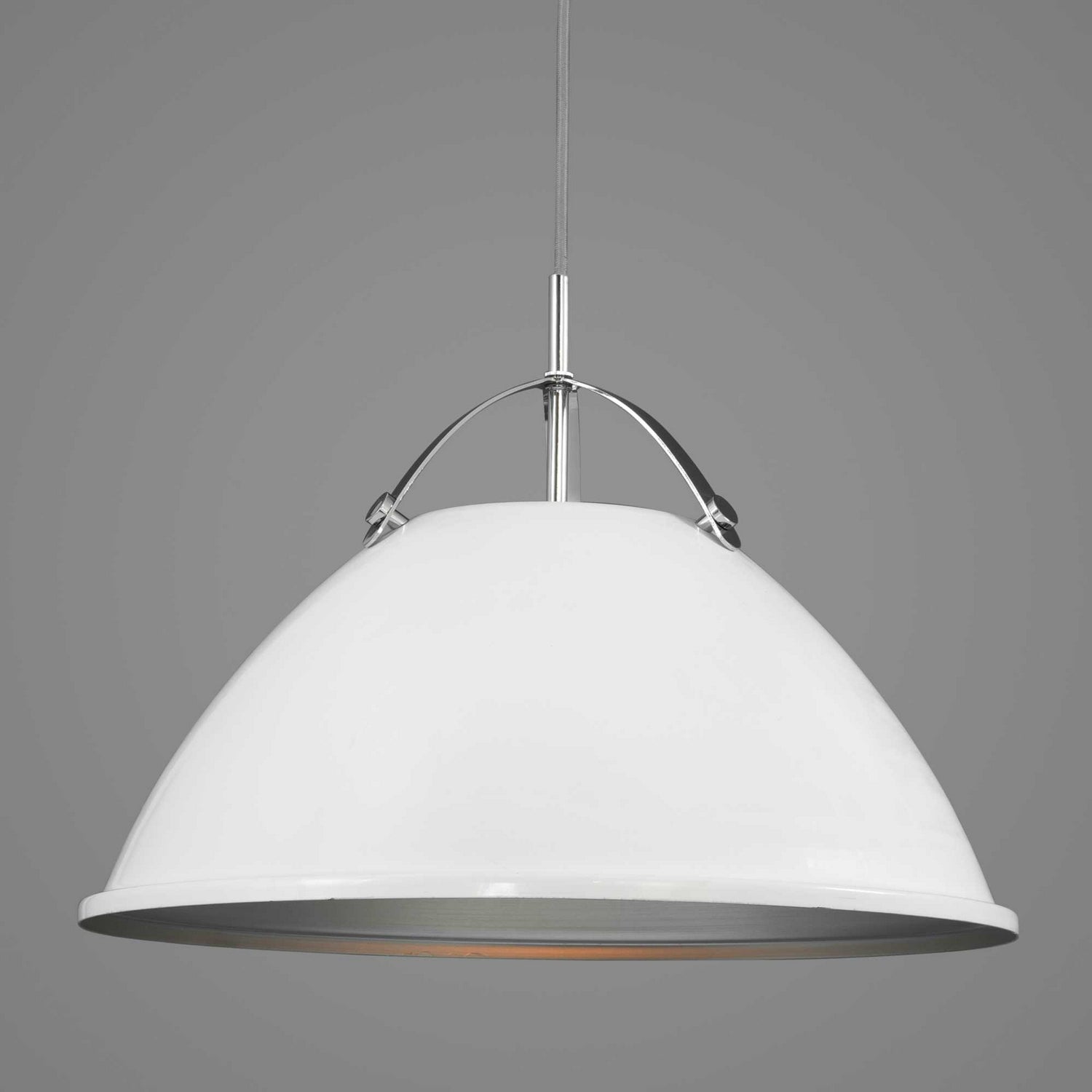 Progress Lighting - P500053-030 - One Light Pendant - Tre - White