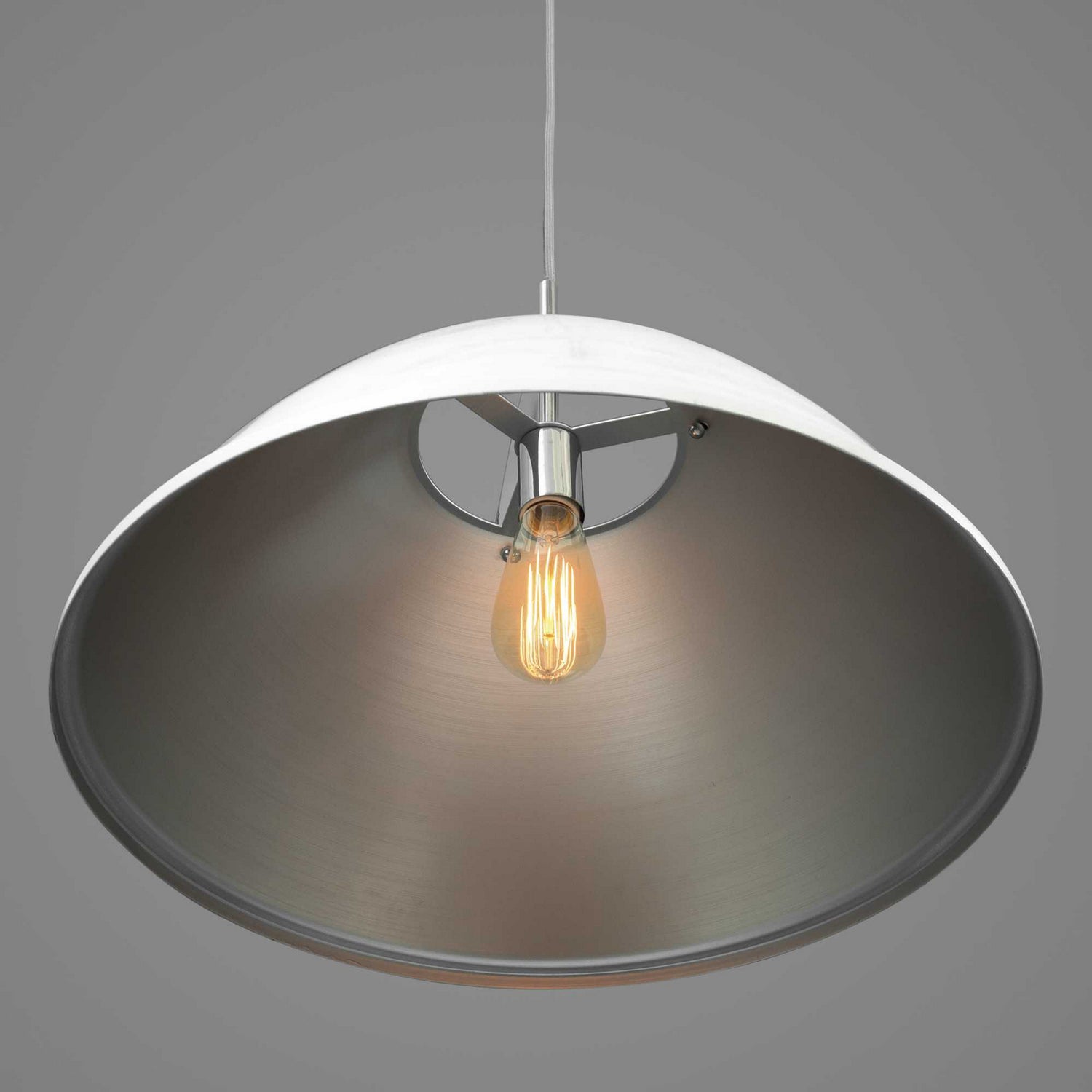 Progress Lighting - P500053-030 - One Light Pendant - Tre - White