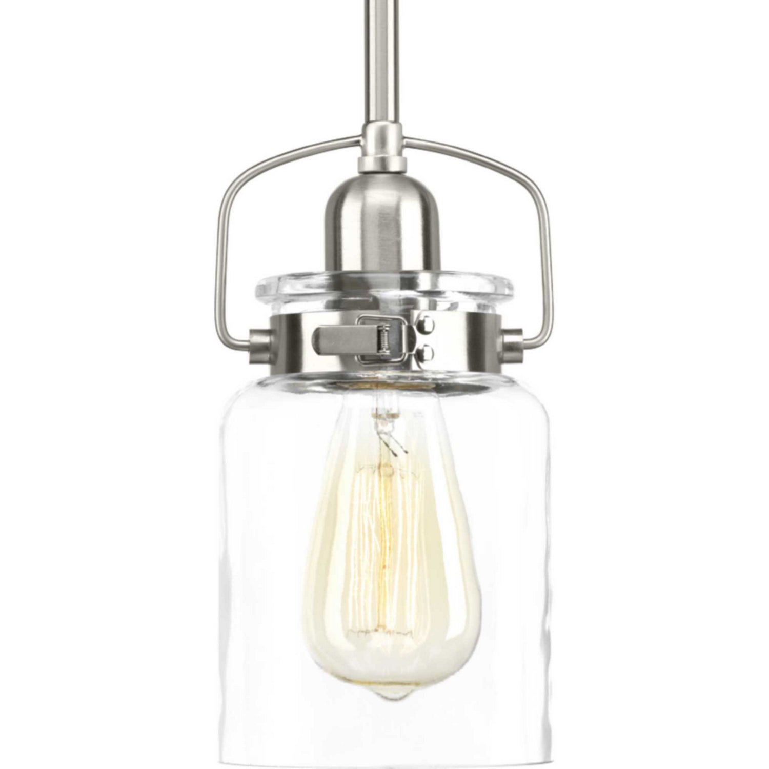 Progress Lighting - P500055-009 - One Light Mini Pendant - Calhoun - Brushed Nickel