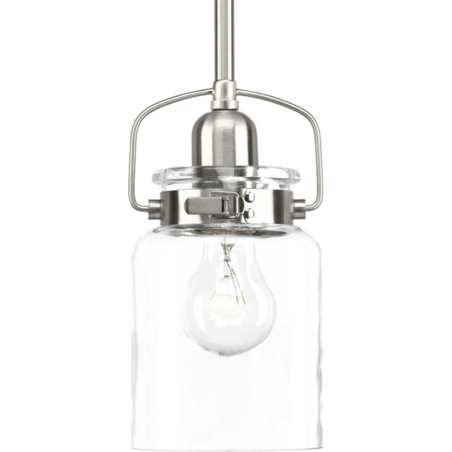 Progress Lighting - P500055-009 - One Light Mini Pendant - Calhoun - Brushed Nickel