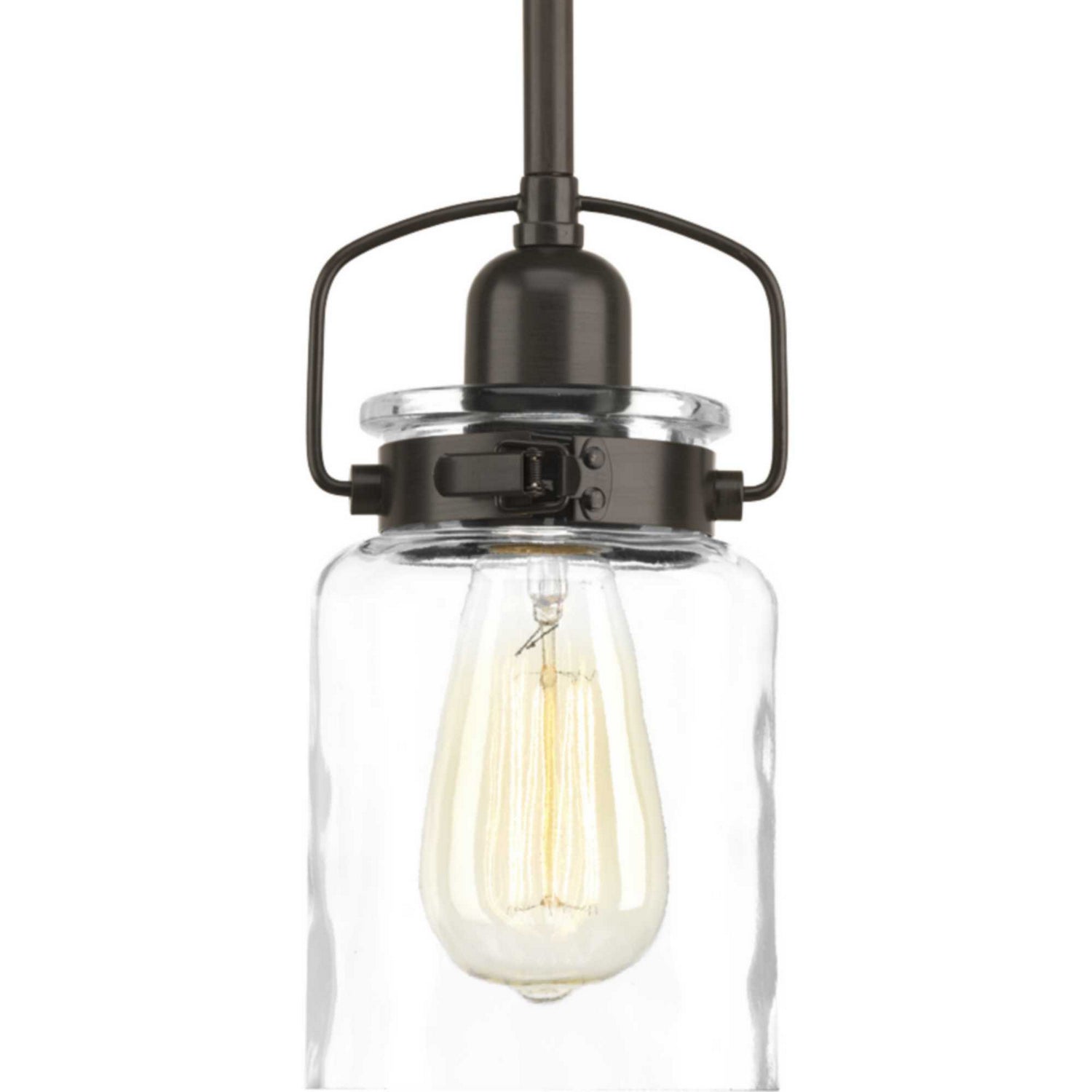 Progress Lighting - P500055-020 - One Light Mini Pendant - Calhoun - Antique Bronze