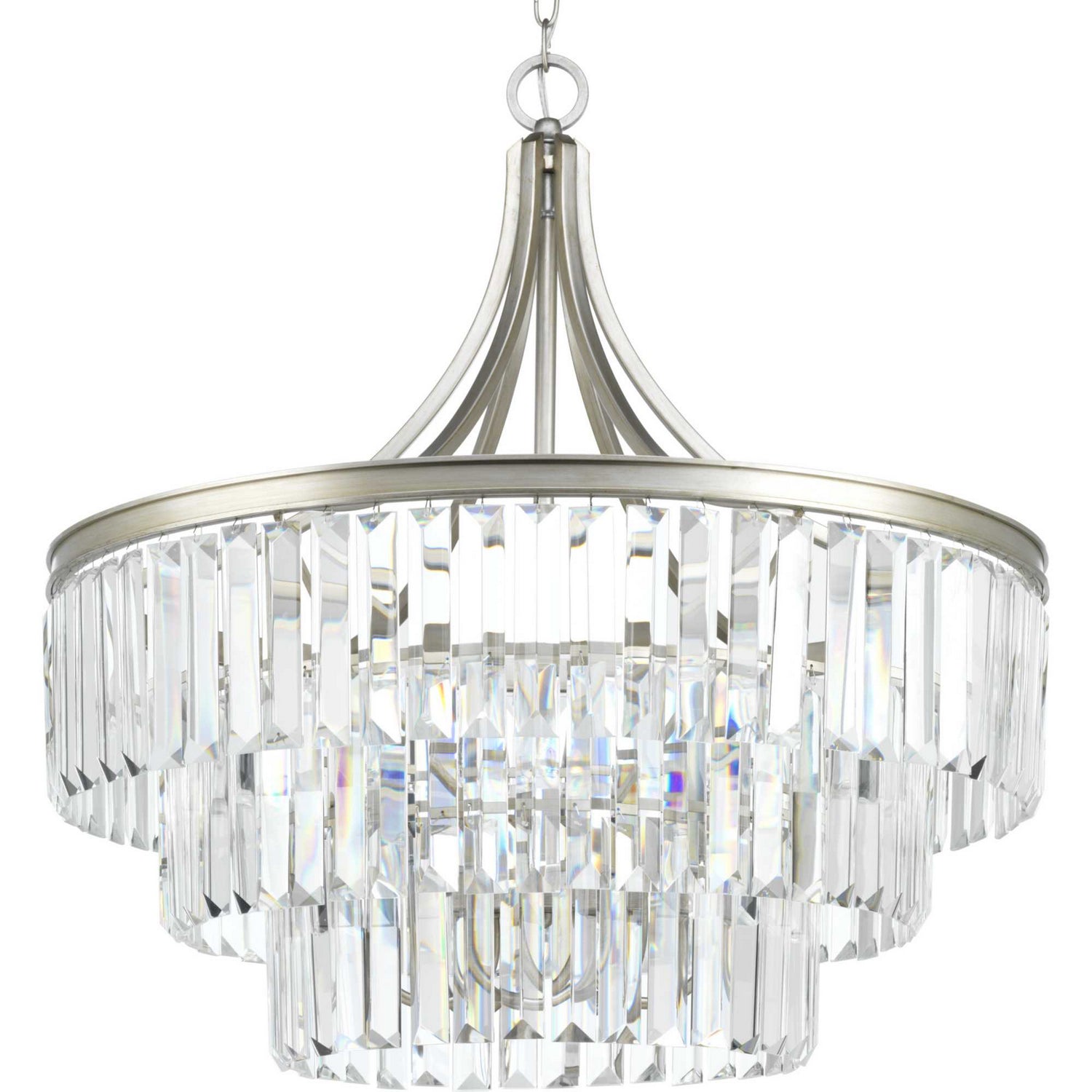 Progress Lighting - P5346-134 - Six Light Pendant - Glimmer - Silver Ridge