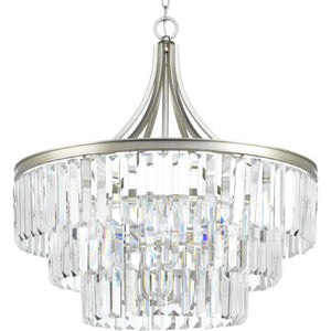 Progress Lighting - P5346-134 - Six Light Pendant - Glimmer - Silver Ridge