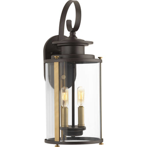 Progress Lighting - P560037-020 - Two Light Wall Lantern - Squire - Antique Bronze