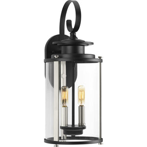 Progress Lighting - P560037-031 - Two Light Wall Lantern - Squire - Black