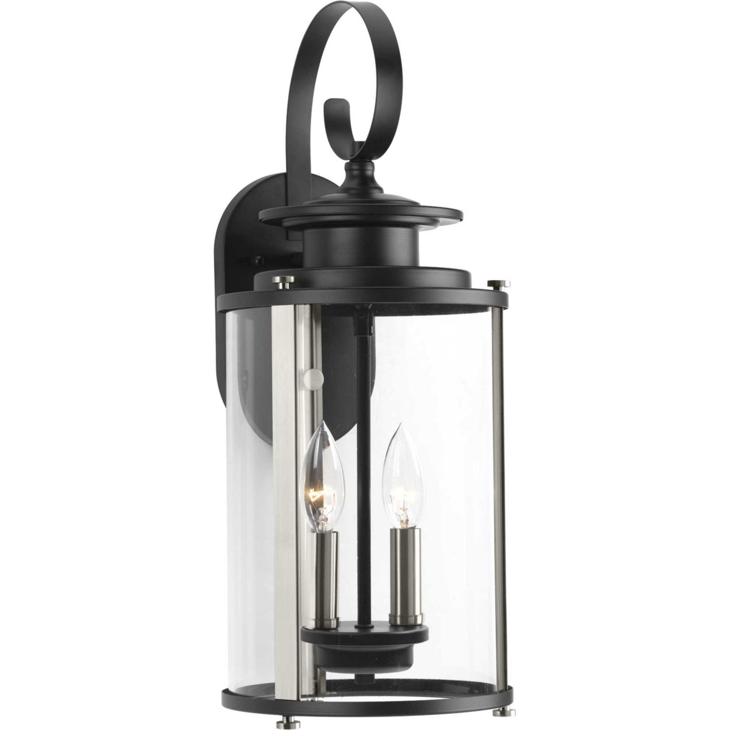 Progress Lighting - P560037-031 - Two Light Wall Lantern - Squire - Black