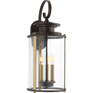 Progress Lighting - P560038-020 - Three Light Large Wall Lantern - Squire - Antique Bronze