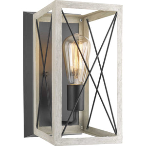 Progress Lighting - P710012-143 - One Light Wall Sconce - Briarwood - Graphite