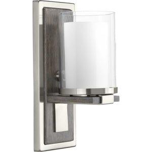 Progress Lighting - P710015-009 - One Light Wall Sconce - Mast - Brushed Nickel