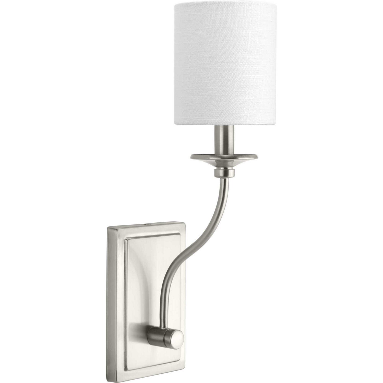 Progress Lighting - P710018-009 - One Light Wall Sconce - Bonita - Brushed Nickel