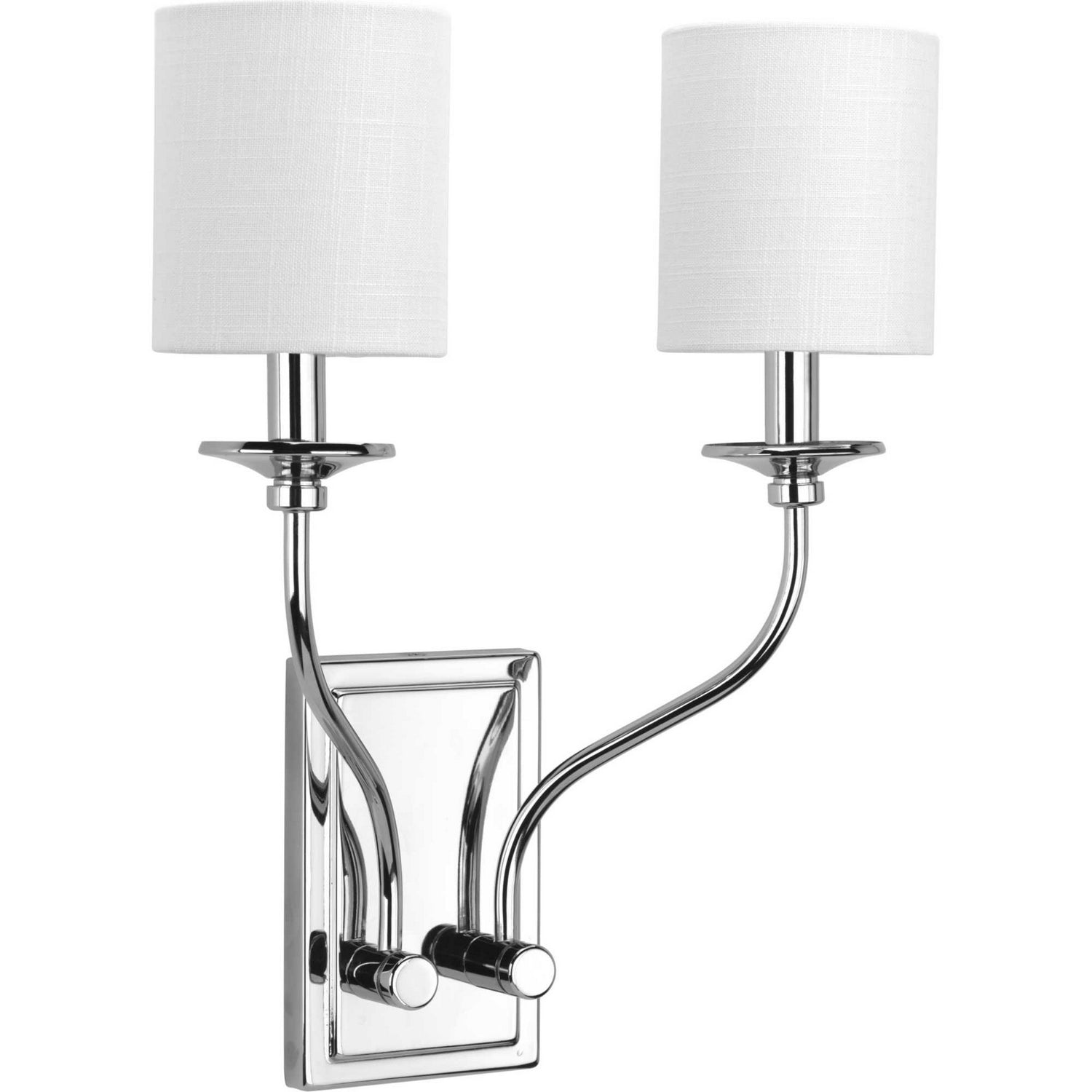 Progress Lighting - P710019-015 - Two Light Wall Sconce - Bonita - Polished Chrome