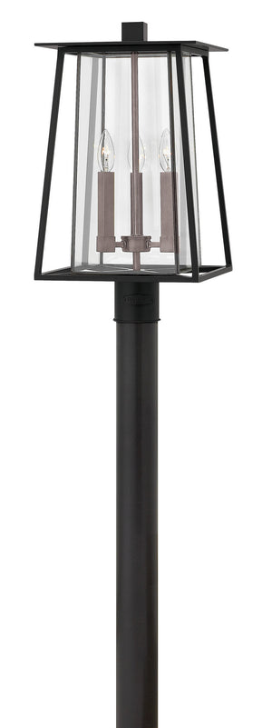 Hinkley - 2101BK - LED Post Top or Pier Mount Lantern - Walker - Black