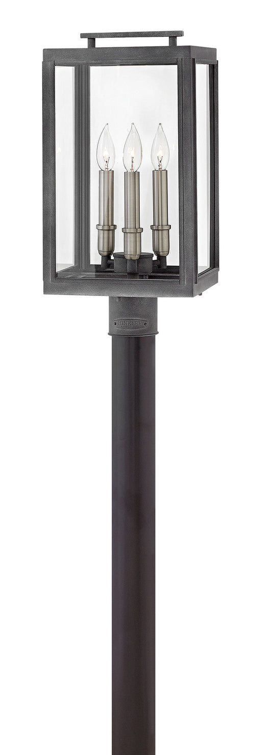 Hinkley - 2911DZ - LED Post Top or Pier Mount Lantern - Sutcliffe - Aged Zinc