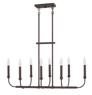 Hinkley - 3074KZ - LED Linear Chandelier - Alister - Buckeye Bronze