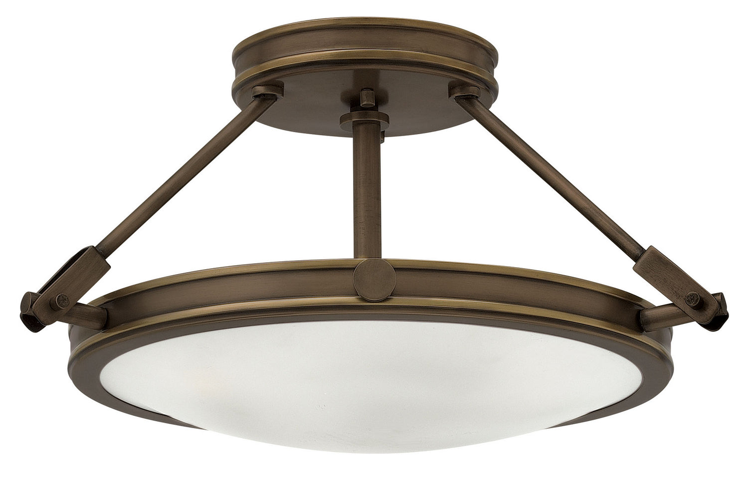 Hinkley - 3381LZ - LED Semi-Flush Mount - Collier - Light Oiled Bronze