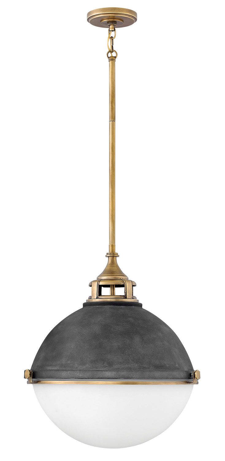 Hinkley - 4835DZ - LED Pendant - Fletcher - Aged Zinc