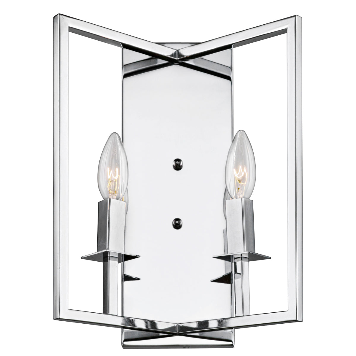 Artcraft - AC10727CH - Two Light Wall Mount - Allston - Chrome