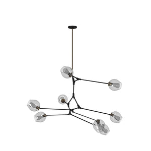 Artcraft - JA14028VB - Eight Light Chandelier - Organic - Vintage Brass