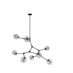 Artcraft - JA14028VB - Eight Light Chandelier - Organic - Vintage Brass