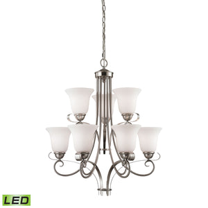 ELK Home - 1009CH/20-LED - LED Chandelier - Brighton - Brushed Nickel