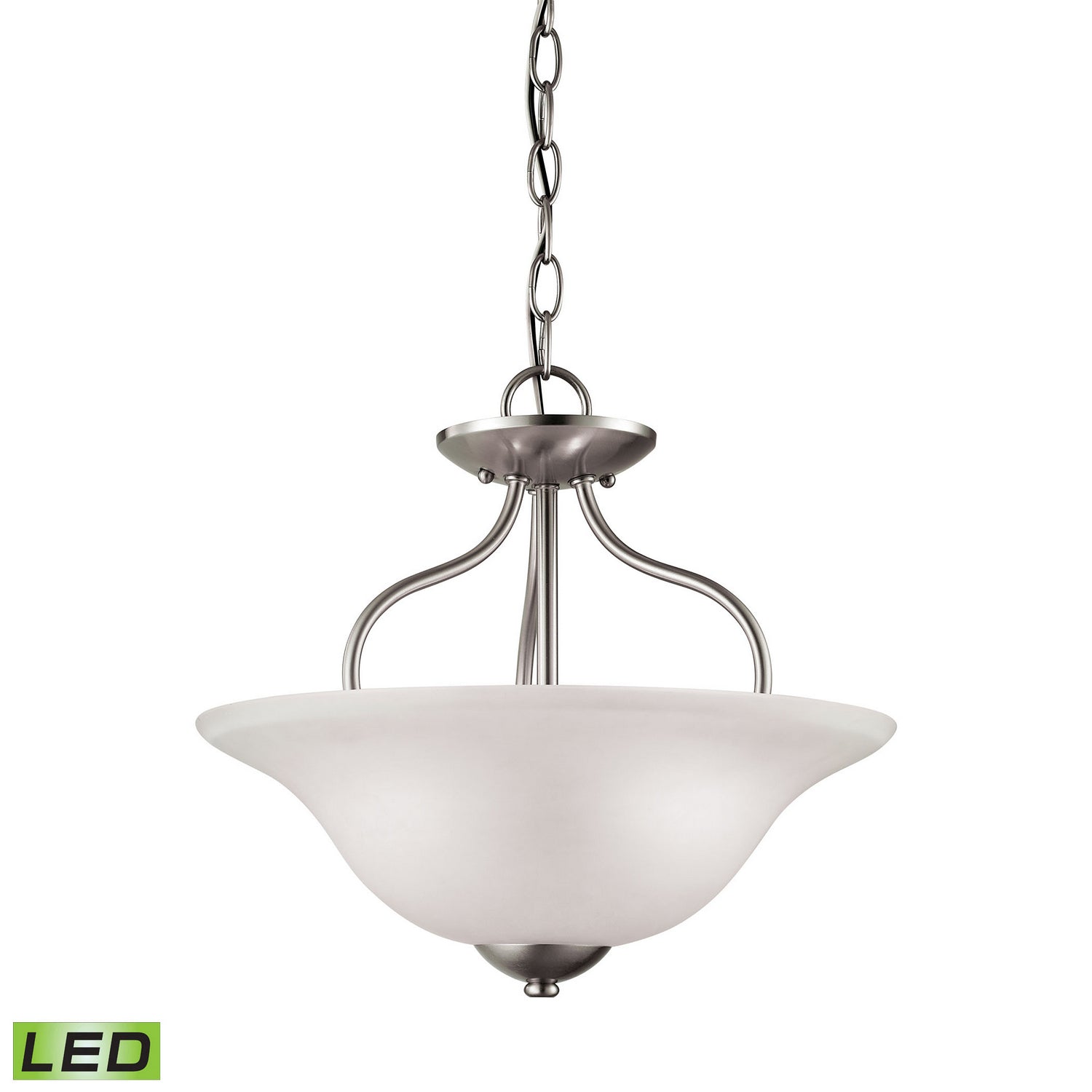 ELK Home - 1202CS/20-LED - LED Semi Flush Mount - Conway - Brushed Nickel