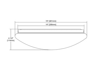 ELK Home - CL783024 - LED Flush Mount - Kalona - White