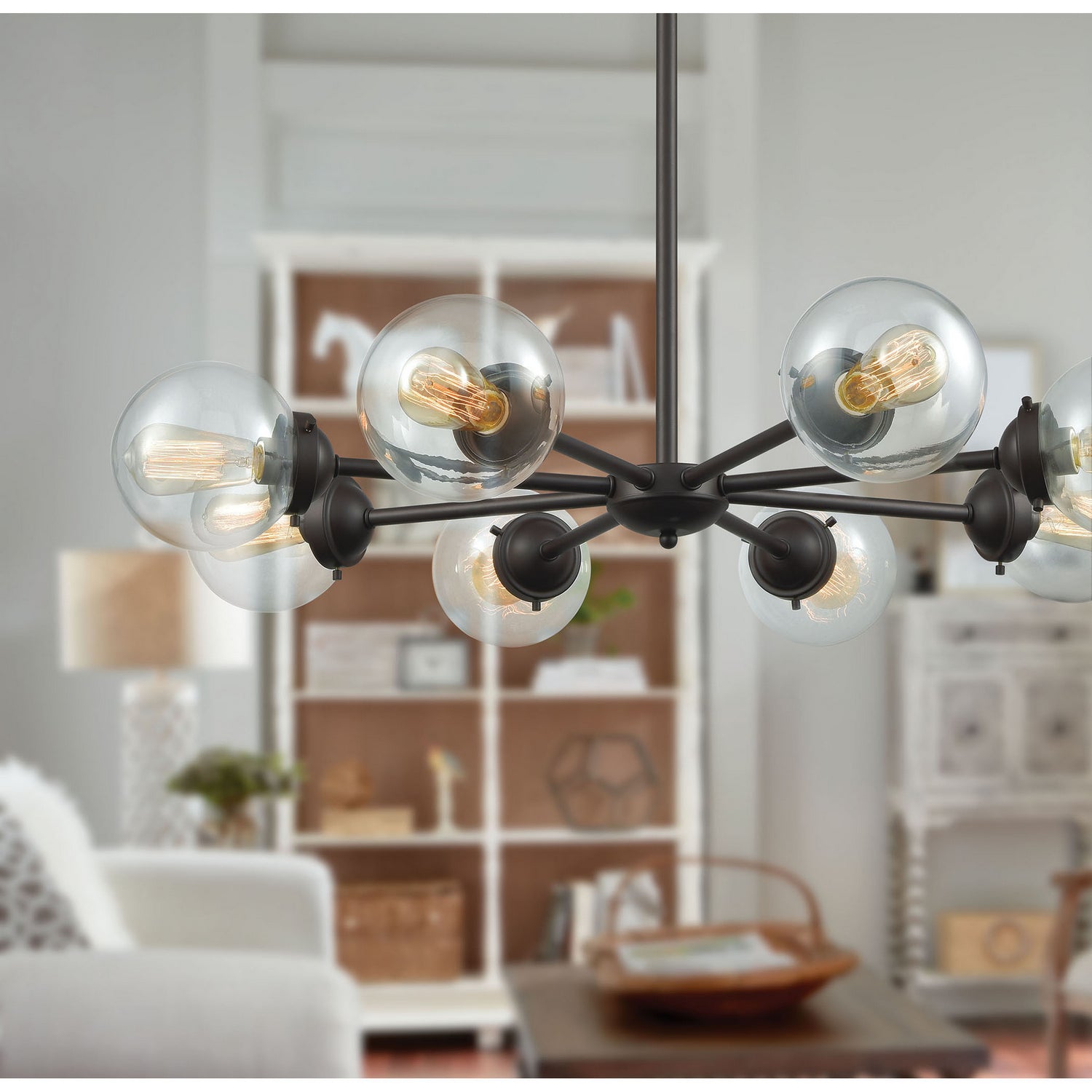 ELK Home - CN129821 - Eight Light Chandelier - Beckett - Oil Rubbed Bronze